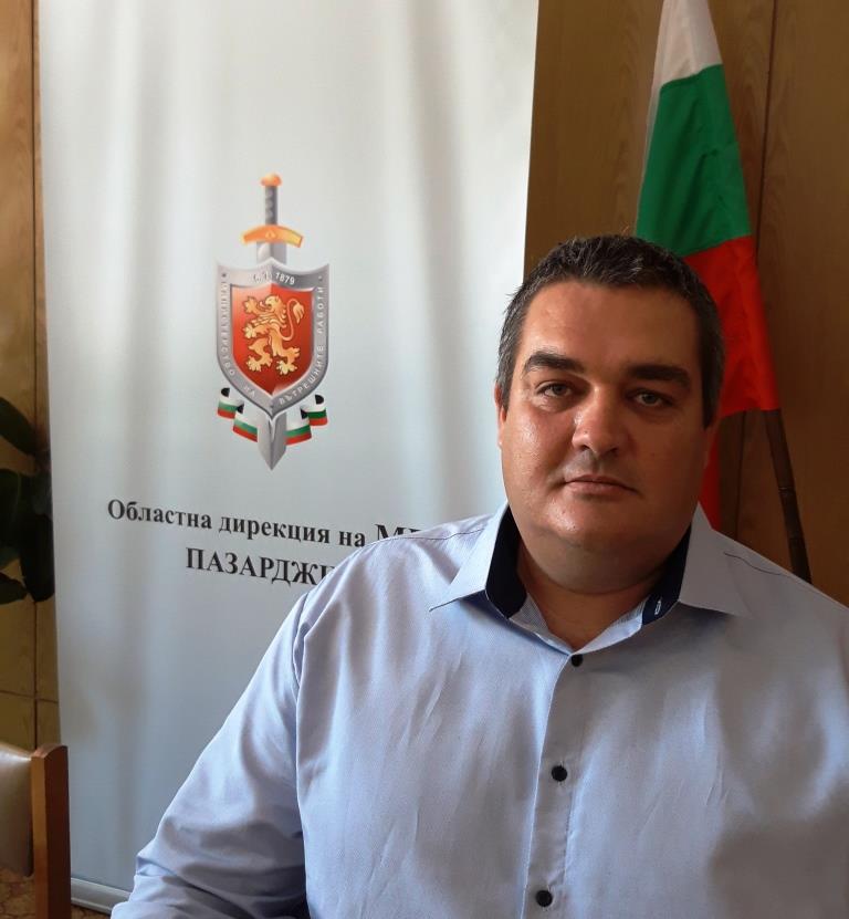  Със Заповед на Министъра на вътрешните работи от днес комисар Светослав Телбизов е временно преназначен на длъжността заместник директор на ОДМВР-Пазарджик